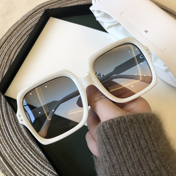 Vintage Oversize Square Sunglasses Women Luxury Brand Big Frame Women –  Walmart - IQYN